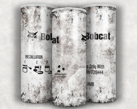 Bobcat Oil Filter Tumbler