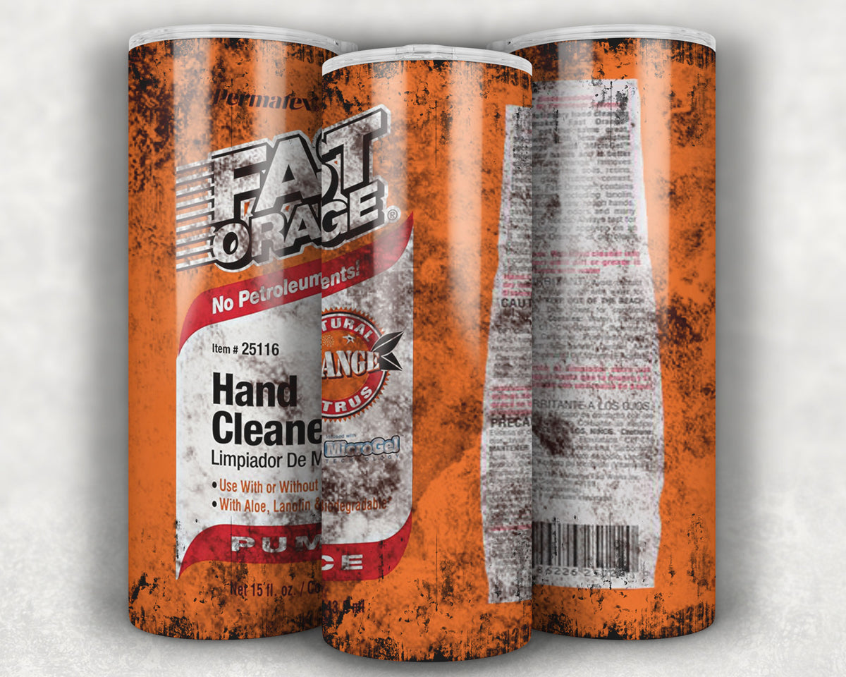 Fast Orange Hand Cleaner Tumbler - Sublimated Men's Tumbler