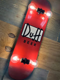 Duff Beer Skateboard Lamp