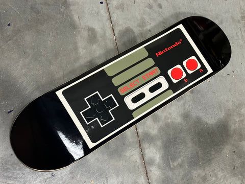 NES Controller Skateboard Deck