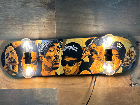 West Coast Rap Skateboard Lamp