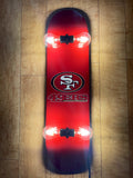 San Francisco 49ers Skateboard Lamp