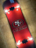 San Francisco 49ers Skateboard Lamp