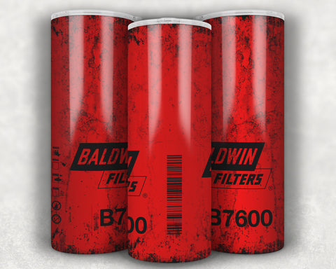 Baldwin Oil Filter Tumbler (Dirty)