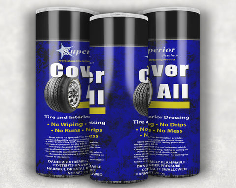Cover All Tire Dressing Tumbler