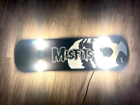 Misfits Skateboard Lamp