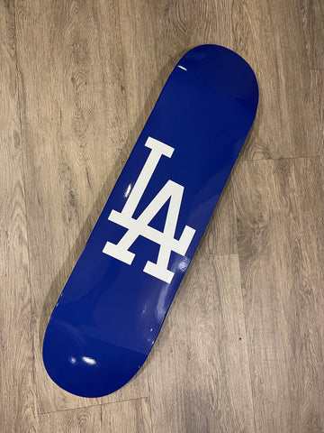 “LA” Dodgers Logo Skateboard Deck