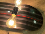 Thin Red Line Skateboard Lamp