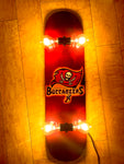 Tampa Bay Buccaneers Skateboard Lamp