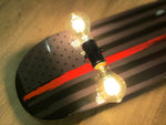 Thin Red Line Skateboard Lamp