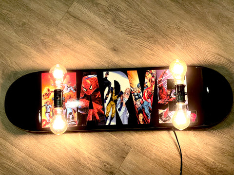 Marvel Skateboard Lamp
