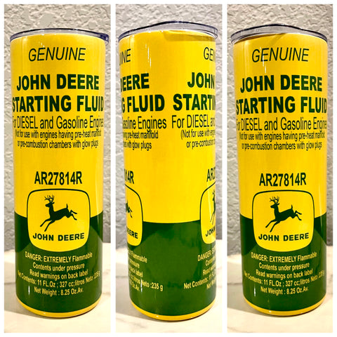 John Deere Starting Fluid Tumbler