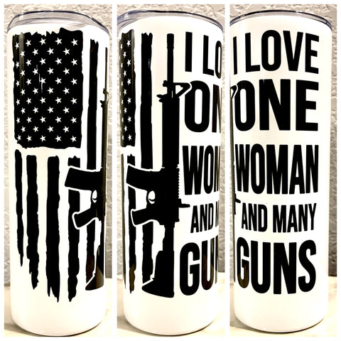 One Woman, Many Guns