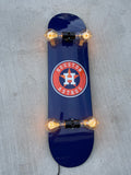 Houston Astros Skateboard Lamp
