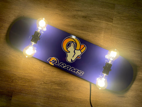 LA Rams Skateboard Lamp