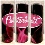 Pink Peterbilt Logo Tumbler