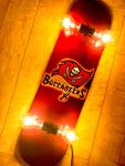 Tampa Bay Buccaneers Skateboard Lamp