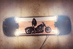 Boston / Harley Skateboard Lamp